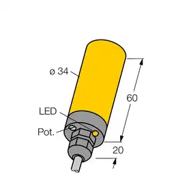 Емкостной датчик TURCK BC15-K34-VP4X