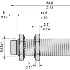Индуктивный датчик Telemecanique XS612B4PBL5
