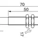 Индуктивный датчик расстояния EGE-Elektronik IGA 104 GI