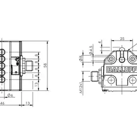 Блочный выключатель Balluff BNS 819-B05-D08-40-11-S80S