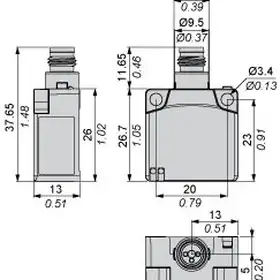 Индуктивный датчик Telemecanique XS8E1A1NAM8