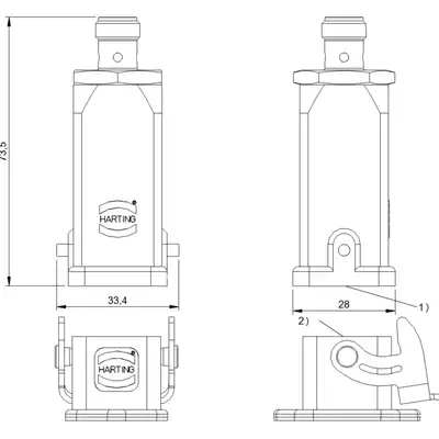 RFID головка чтения/записи Balluff BIS M-404-045-401-07-S4-SA1