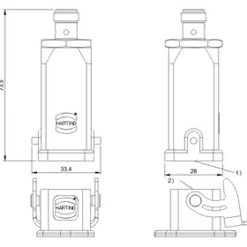 RFID головка чтения/записи Balluff BIS M-404-045-401-07-S4-SA1