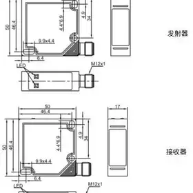 Оптический датчик LANBAO PTF-TM20DNO-E2
