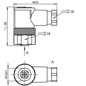Разъем Balluff BCC S445-0000-1A-000-51X575-000