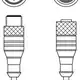 Соединительный кабель Leuze Electronic K-DS M12A-8P-4P-2m-L-PUR