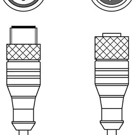 Соединительный кабель Leuze Electronic K-DS M12A-8P-4P-2m-L-PUR