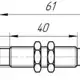 Индуктивный датчик INNOCONT SL-12P4C