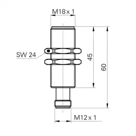 Индуктивный датчик Baumer IFRD 18P17T3/S14
