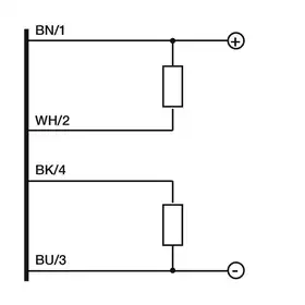 Оптический щелевой датчик этикетки DATASENSING FC7I/0B-M304-0F