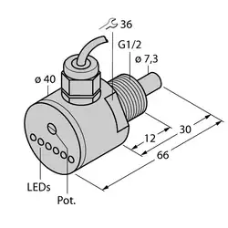 Датчик потока TURCK FCS-G1/2DY-AP8X