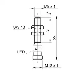 Индуктивный датчик Baumer IFRR 08N33T1/S14L-9
