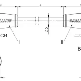 Соединительный кабель Balluff BCC A315-A315-30-330-PS85N4-070