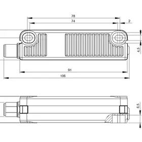 Магнитный датчик безопасности Balluff BID R03K-4R100-O20ZZ0-S92