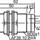 Емкостной датчик LANBAO CR30SCF15DNCY