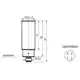 Индуктивный датчик ТЕКО ISB AC81A-43P-10-LS4