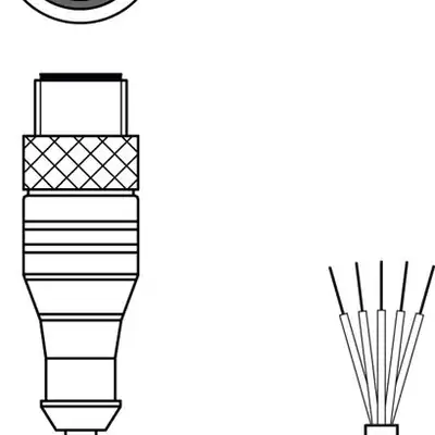 Разъем с кабелем Leuze Electronic CB-M12-5000E-5GM