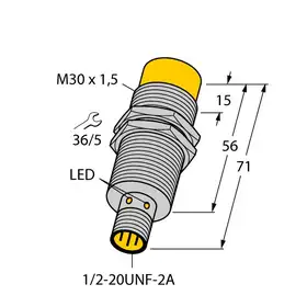 Индуктивный датчик TURCK NI20U-G30-ADZ30X2-B3131