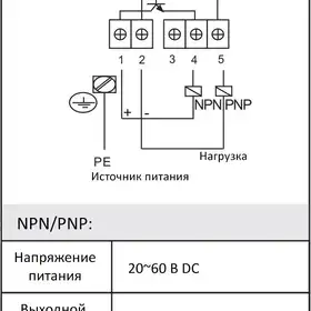 Датчик уровня вибрационный EMA Electronics VRT11AB04006