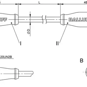 Соединительный кабель Balluff BCC A223-A213-3C-375-EX43T2-100