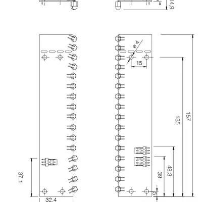 Световая завеса DATASENSING NX16SR/XAP-C01020