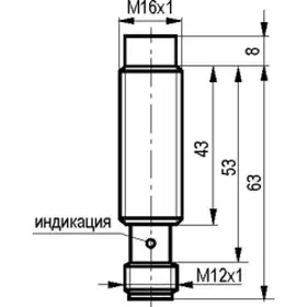 Индуктивный датчик ТЕКО ISN EC3A-32N-6-LZS4