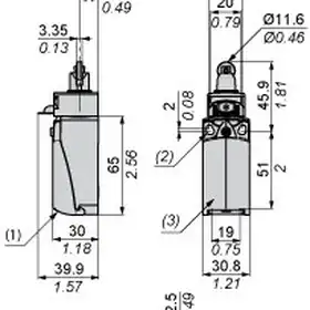 Kонцевой выключатель Telemecanique XCPR2902P16