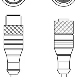 Соединительный кабель Leuze Electronic KDS S-M12-8A-M12-8A-P1-100