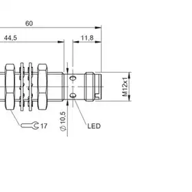 Индуктивный датчик Balluff BES M12MG1-POC60B-S04G