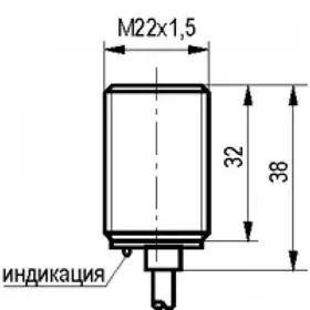 Индуктивный датчик ТЕКО ISB B5A-31P-7-L
