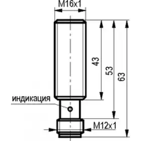 Индуктивный датчик ТЕКО ISB AC3A-31P-3,5-LZS4-C
