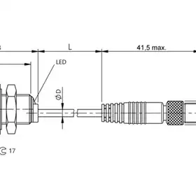 Индуктивный датчик Balluff BES 516-325-G-E4-C-S49-00,5