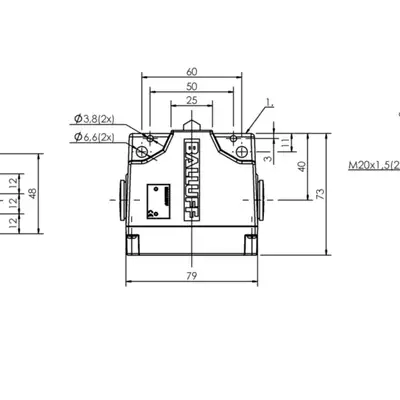Блочный выключатель Balluff BNS 813-B03-D12-61-A-20-01