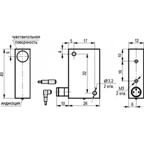 Индуктивный датчик ТЕКО ISB IC2A-31P-4-LZS40