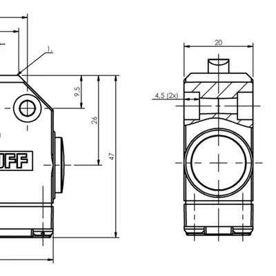 Одиночный выключатель Balluff BNS 813-99-D-49