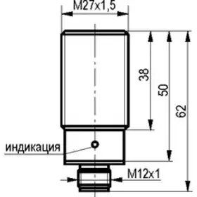 Индуктивный датчик ТЕКО ISB AC7A-32N-10-LZS4