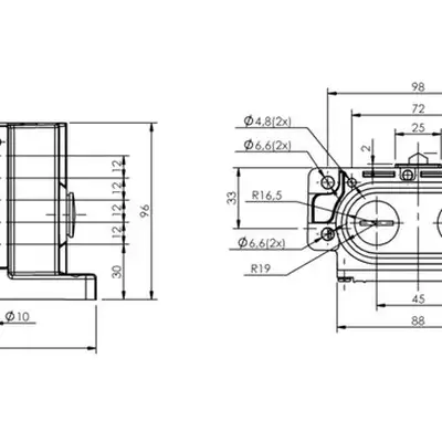 Блочный выключатель Balluff BNS 819-D05-D12-62-10