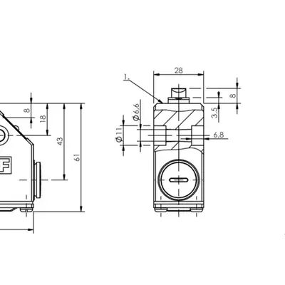 Одиночный выключатель Balluff BNS 819-FE-60-101
