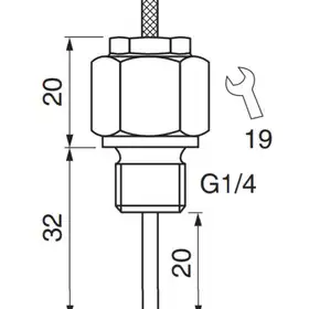 Датчик температуры EGE-Elektronik TGM 025-03