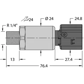 Датчик давления TURCK PT600R-2110-I2-KO28A2