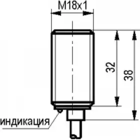 Индуктивный датчик ТЕКО ISB B4A-32N-5-L