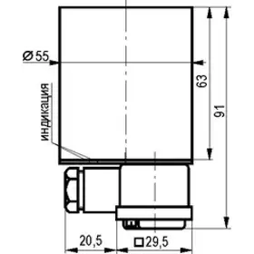 Индуктивный датчик ТЕКО ISB DT101A-32N-25-LZ