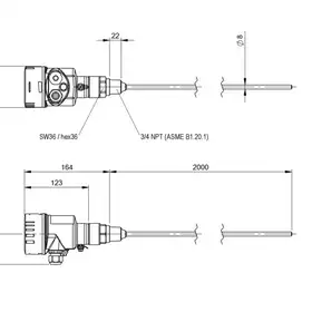 Радарный уровнемер Balluff BMD 1LTD-2000/10F-AE520A-KM20K