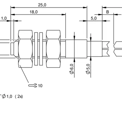 Оптоволоконный кабель Balluff BFO D22-XA-DB-EAK-20-01
