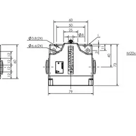 Блочный выключатель Balluff BNS 813-B04-L12-61-A-20-01