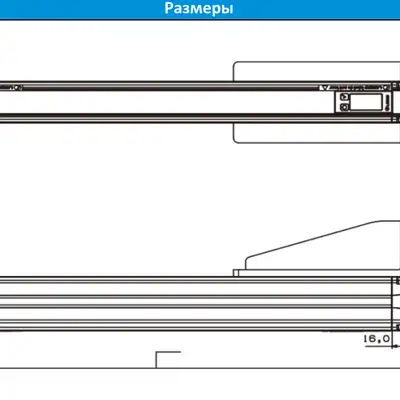 Световая завеса LANBAO MH40-T5605LS1DA-F8