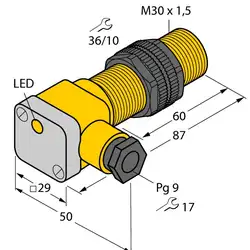 Индуктивный датчик TURCK NI15-P30SK-AP6X