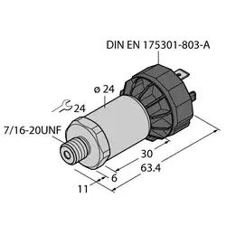 Датчик давления TURCK PT500PSIG-2005-U1-DA91/X
