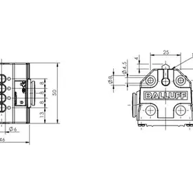 Блочный выключатель Balluff BNS 813-B04-D08-40-49-04