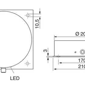 Индуктивный датчик EGE-Elektronik ID 200 GSP